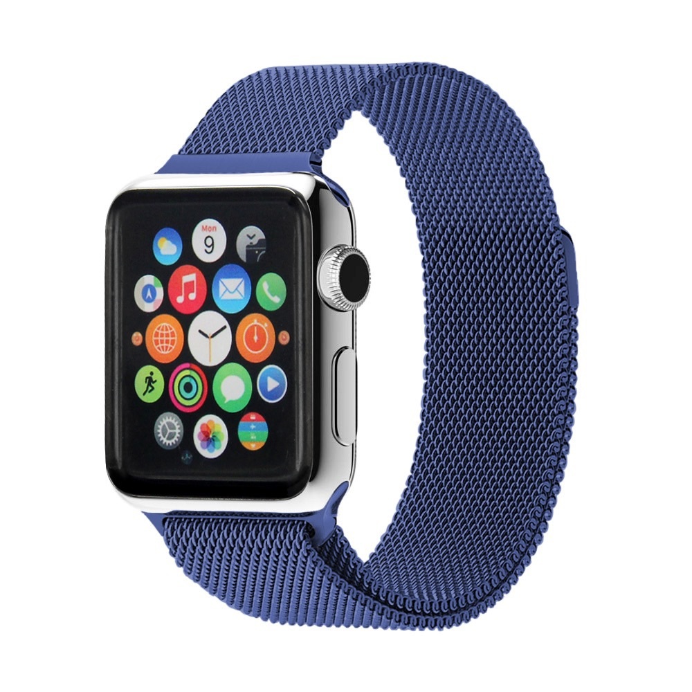 New Apple Watch Milanese Band Blue